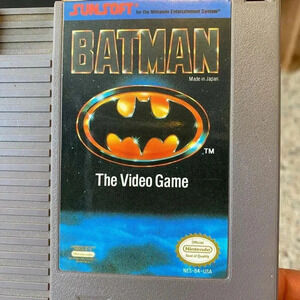 Vintage Batman The Video Game for Nintendo NES Made In Japan 1985